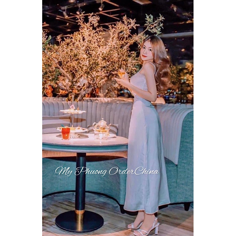 𝑯𝑨̀𝑵𝑮 𝑪𝑶́ 𝑺𝑨̆̃𝑵  Váy lụa 2s ren Z4R4