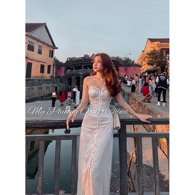 𝑯𝑨̀𝑵𝑮 𝑪𝑶́ 𝑺𝑨̆̃𝑵  Váy lụa 2s ren Z4R4