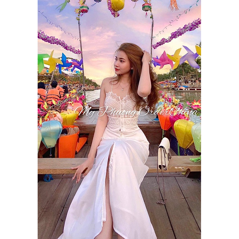 𝑯𝑨̀𝑵𝑮 𝑪𝑶́ 𝑺𝑨̆̃𝑵  Váy lụa 2s ren Z4R4