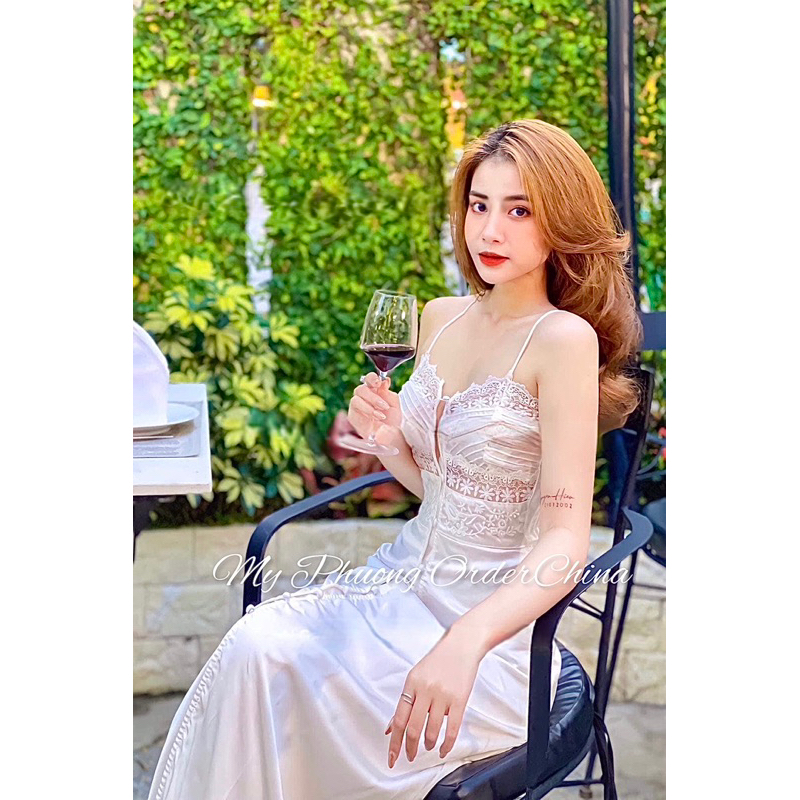 𝑯𝑨̀𝑵𝑮 𝑪𝑶́ 𝑺𝑨̆̃𝑵  Váy lụa 2s ren Z4R4