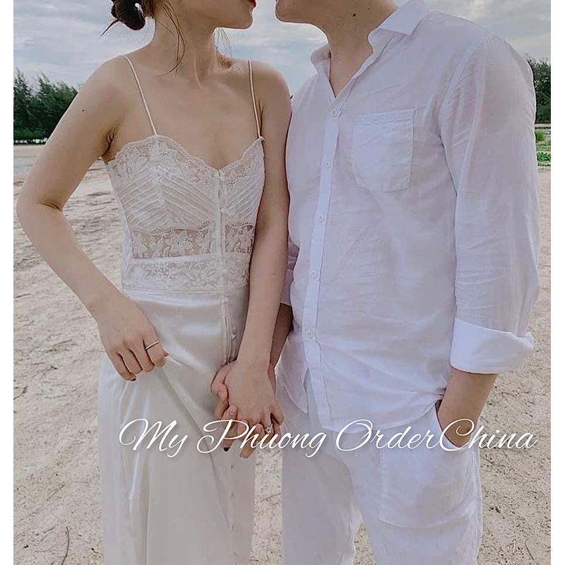 𝑯𝑨̀𝑵𝑮 𝑪𝑶́ 𝑺𝑨̆̃𝑵  Váy lụa 2s ren Z4R4