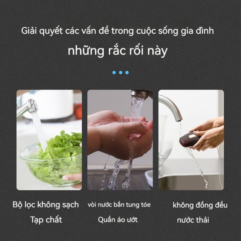 Đầu Vòi Lọc Nước Trực Tiếp 6 Tầng Thế Hệ Mới Lọc Cặn Bẩn, Vỉ Khuẩn Sử Dụng Dễ Dàng