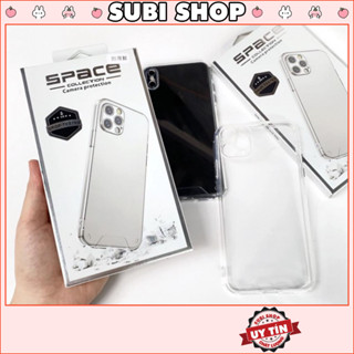 Ốp lưng iphone Space BVC trong suốt không ố màu 6/6plus/6s/6splus/7/7plus/8/8plus/x/xr/xs/11/12/13/pro/max/plus/promax
