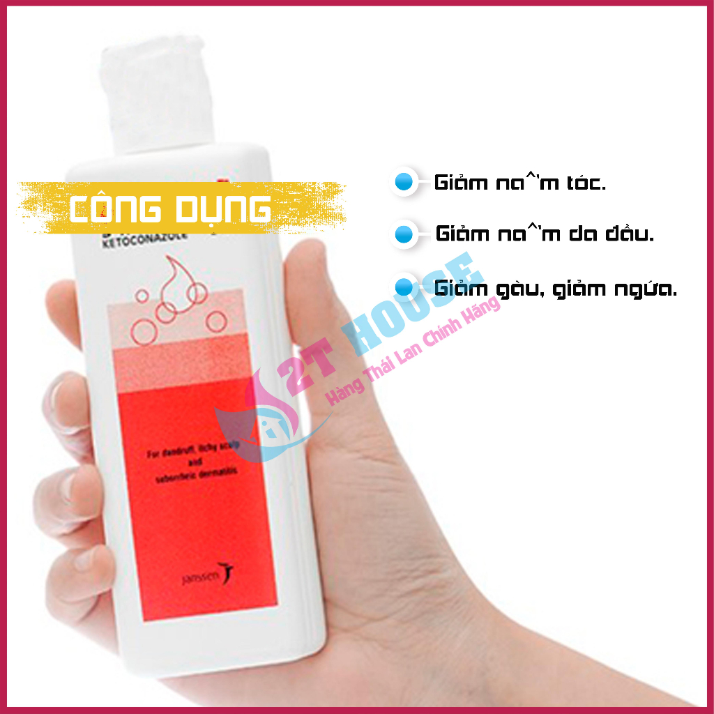 Dầu gội đầu giảm gàu/ngứa da dầu/nấm tóc Niz Thái Lan oral chai 50ml/100ml 2T House Shop Hàng Thái Lan Nội Địa