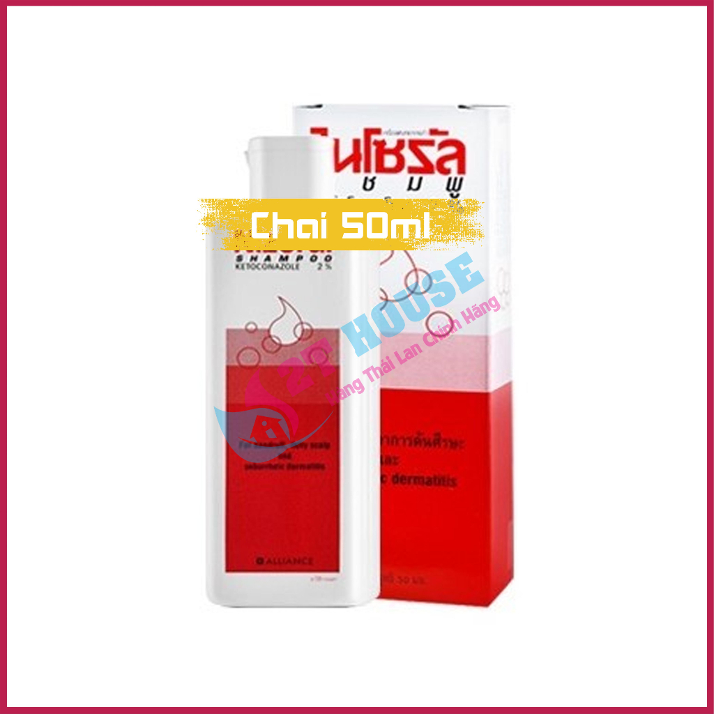 Dầu gội đầu giảm gàu/ngứa da dầu/nấm tóc Niz Thái Lan oral chai 50ml/100ml 2T House Shop Hàng Thái Lan Nội Địa