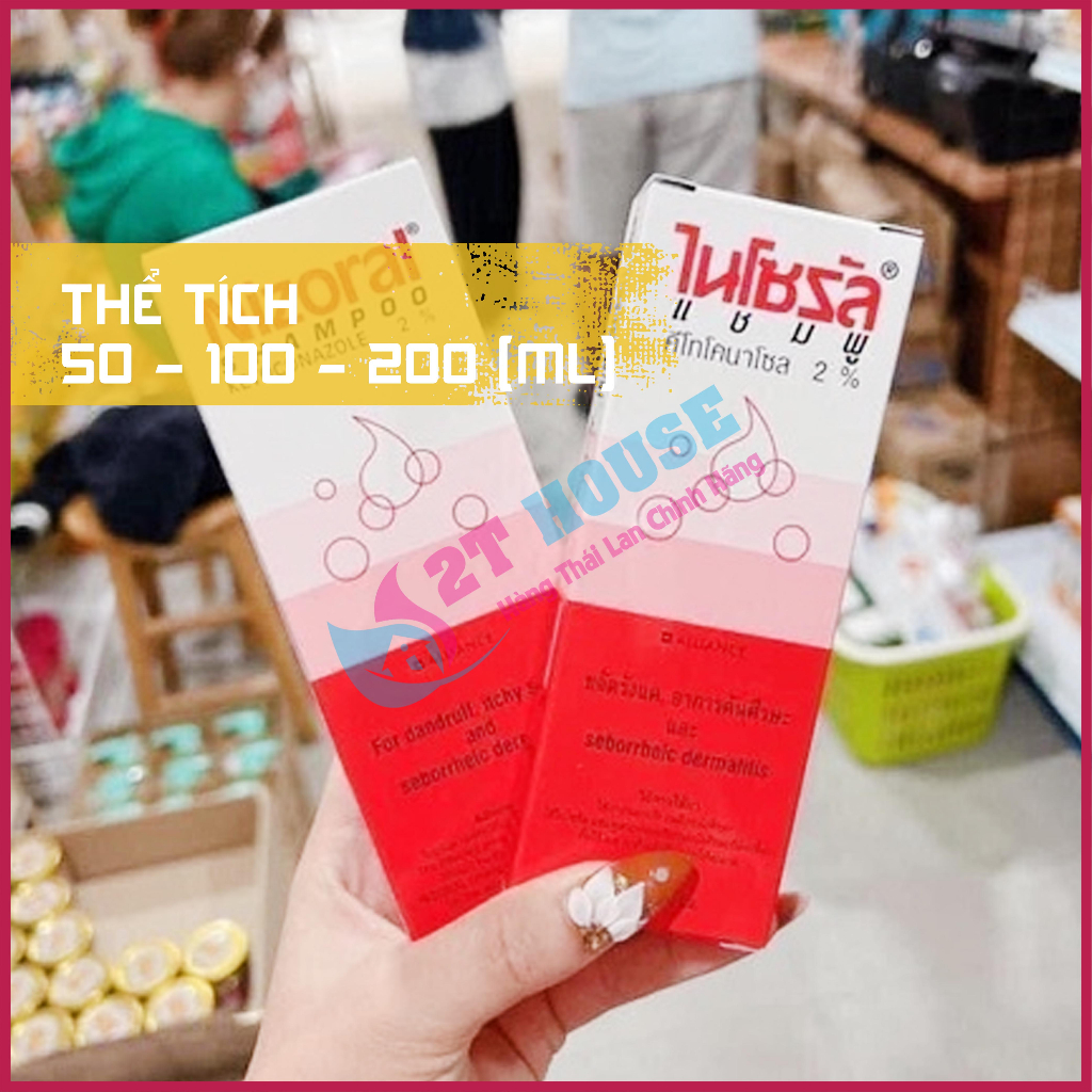 Dầu gội đầu giảm gàu/ngứa da dầu/nấm tóc Niz Thái Lan oral chai 50ml/100ml 2T House Shop Hàng Thái Lan Nội Địa