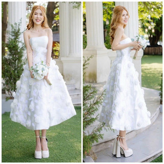 Đầm xoè công chúa kết bông hoa cao cấp rất đẹp - size S/M/L