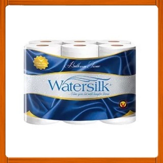 Giấy vệ sinh Watersilk bịch 12 cuộn