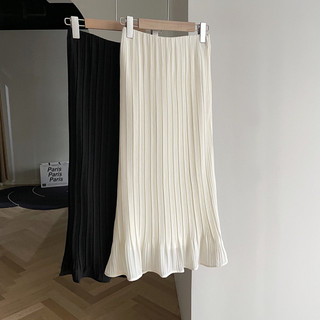 Váy midi dập ly trắng lụa HQ mềm rủ
