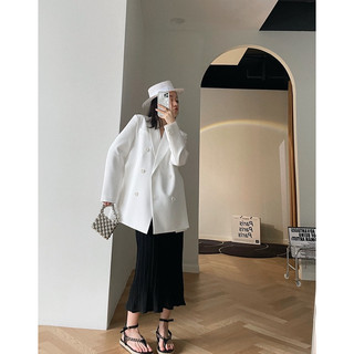 Váy midi dập ly trắng lụa HQ mềm rủ