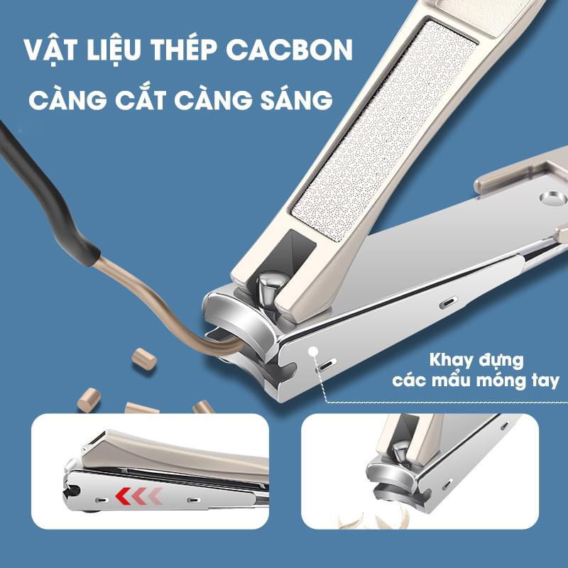 Bấm Móng Zwilling Đức 3 Món Thép Carbon Không Gỉ Sắc Bén Chính Hãng