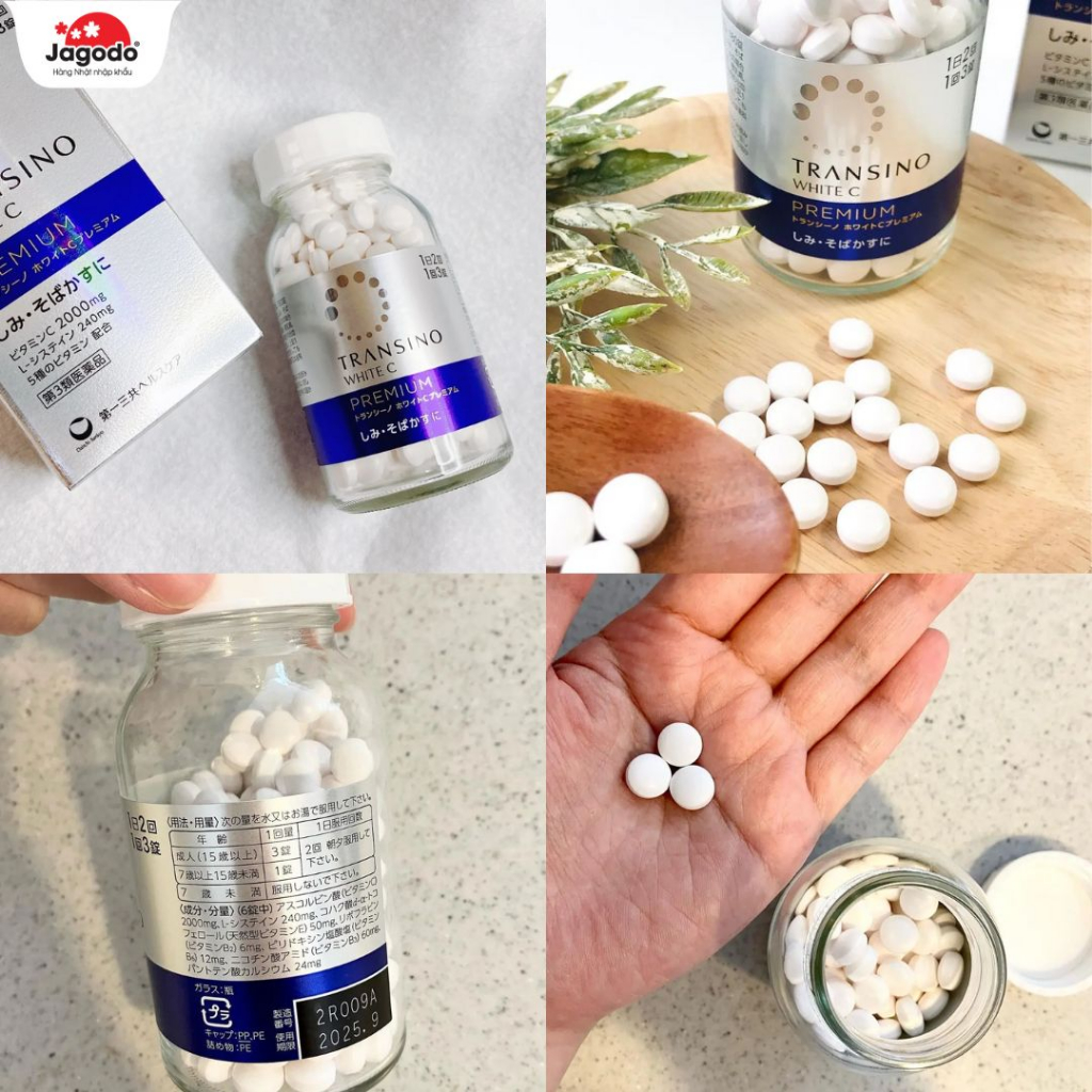 Viên Uống Trắng Da Transino White C Premium 90 viên