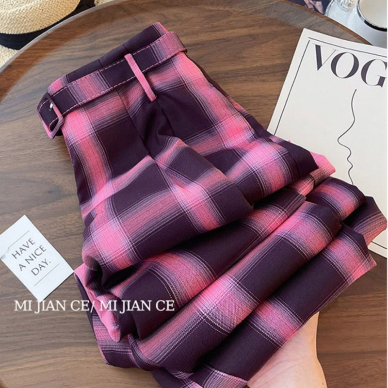 Quần Kẻ Ô Siêu Xinh