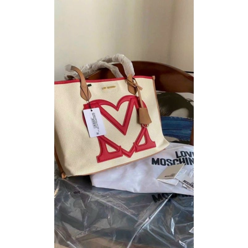 MOSCHINO TOTE CHUẨN AUTH
