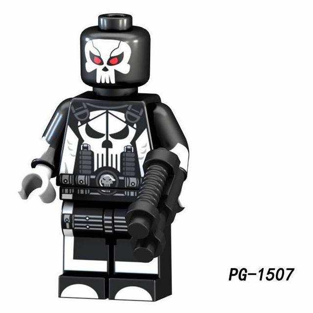 Minifigures, đồ chơi lắp ráp mô hình nhân vật Marvel, nhiều mẫu, PG 8065, 8120, 8121, 8187, 8190, 8219