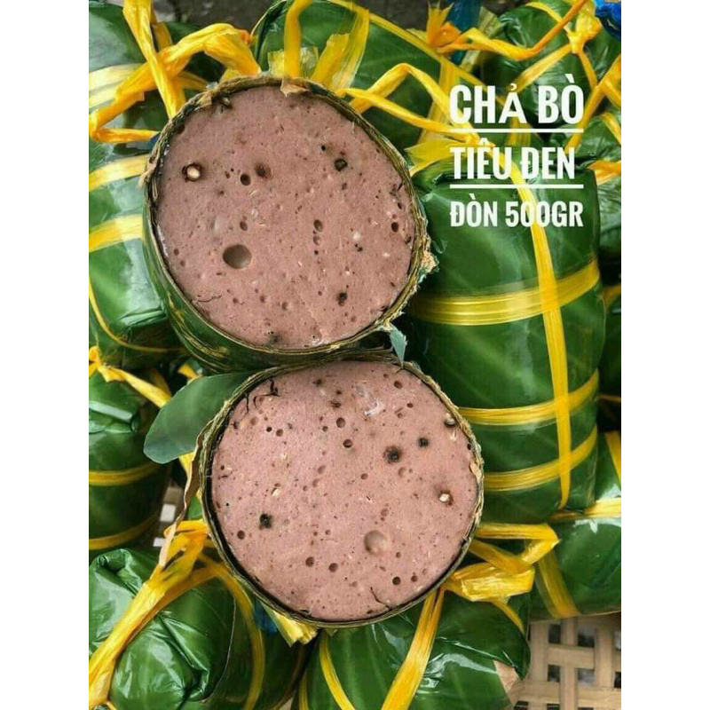 Hàng loại 1 chả Bò Tiêu đen 500gr