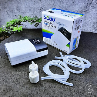 Máy sủi khí tích điện sobo sb268 dùng cho hồ cá