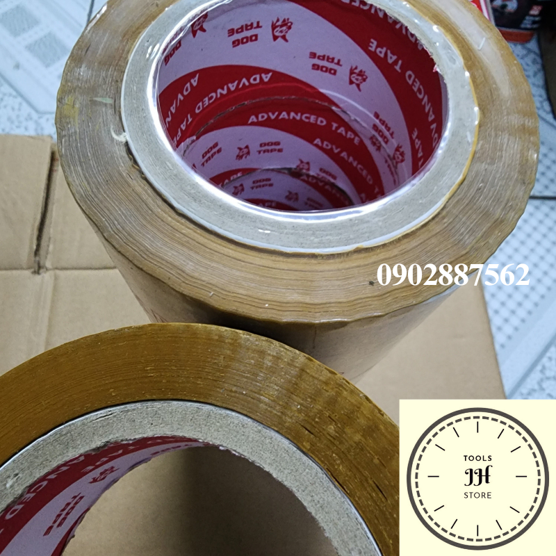 Băng keo vàng đục 200ya bản 5cm loại tốt