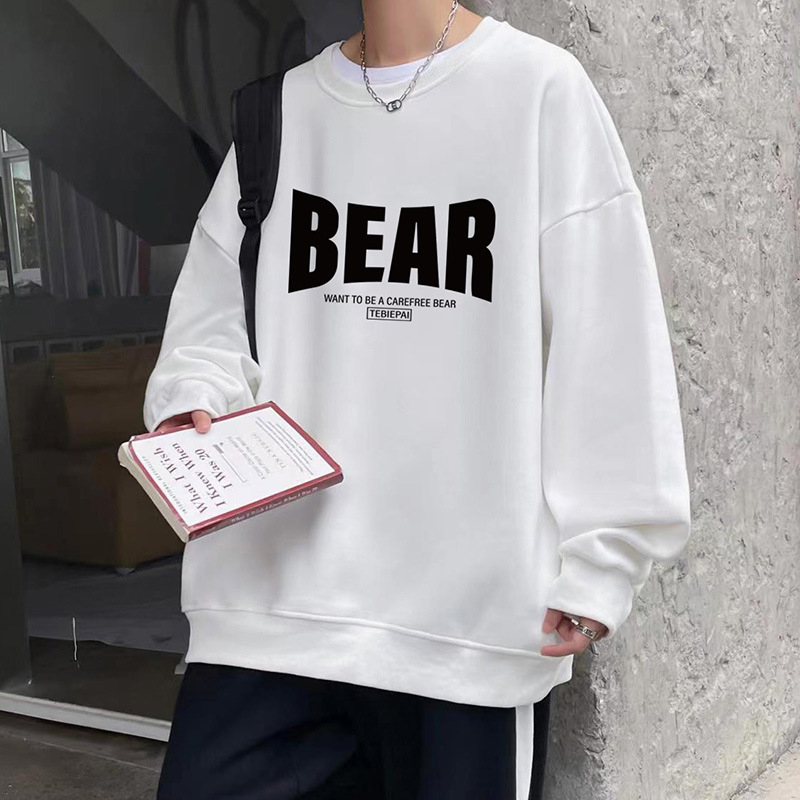 Áo Sweater Nữ Nam Form Rộng,Áo Swt Họa Tiết In BEAR Chất Liệu Nỉ Chân Cua Cao Cấp