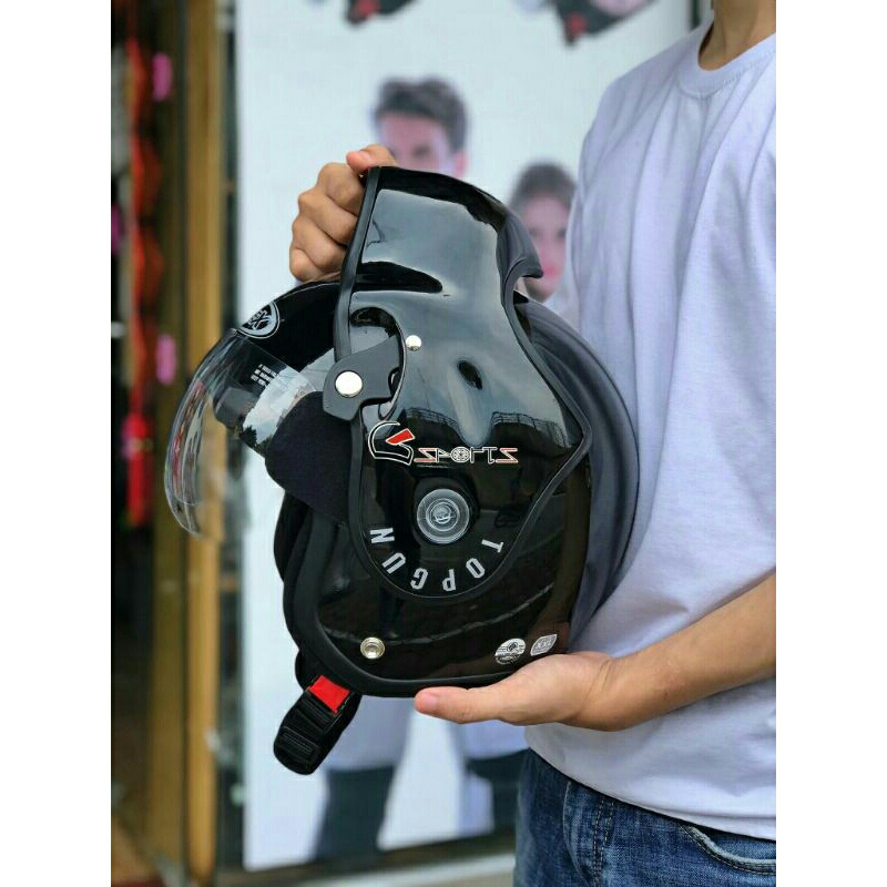 Mũ Bảo hiểm Fullface Lật Hàm TOPGUN Thái Lan