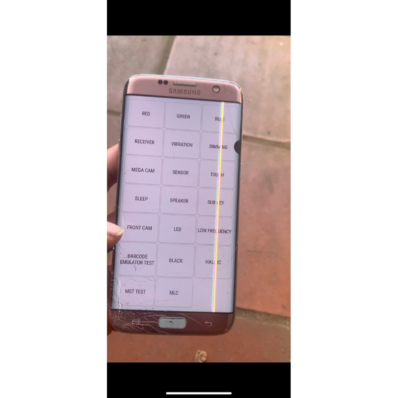 Màn hình samsung s7 egde chống cháy