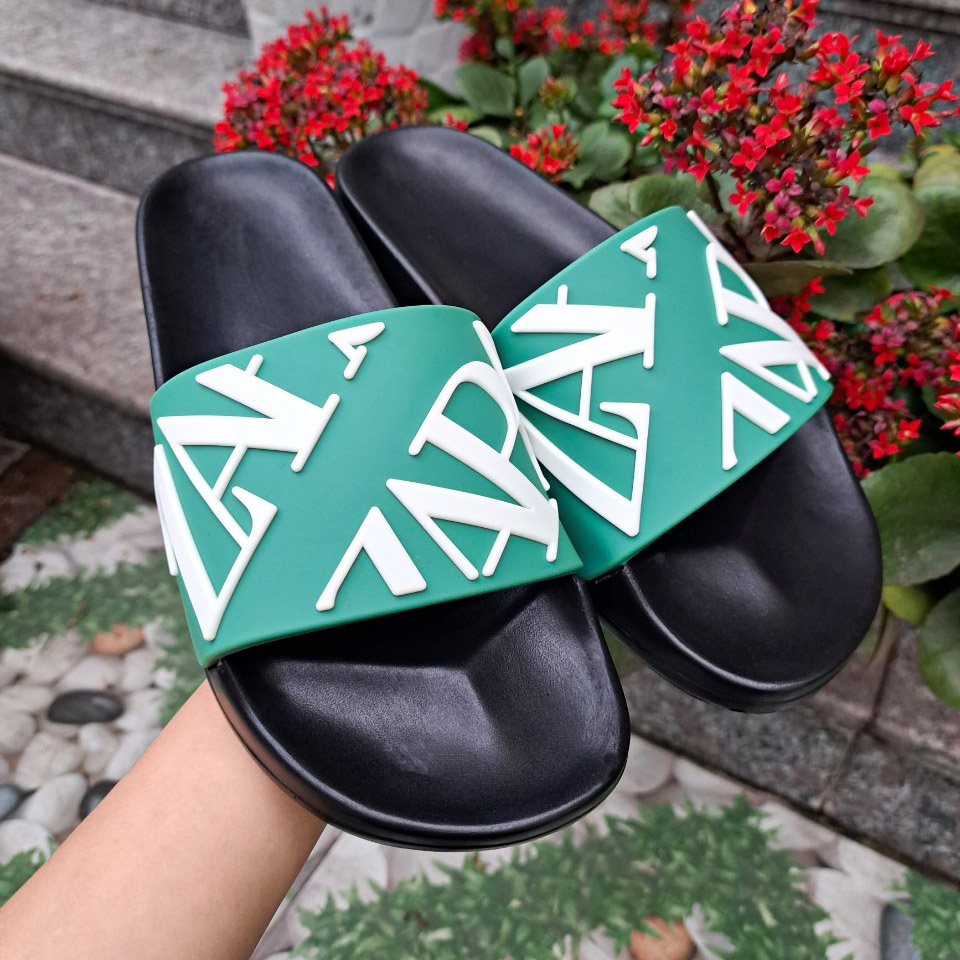 Dép Nam_ Dép Quai Ngang THOM Đen sắc nét siz nam nữ