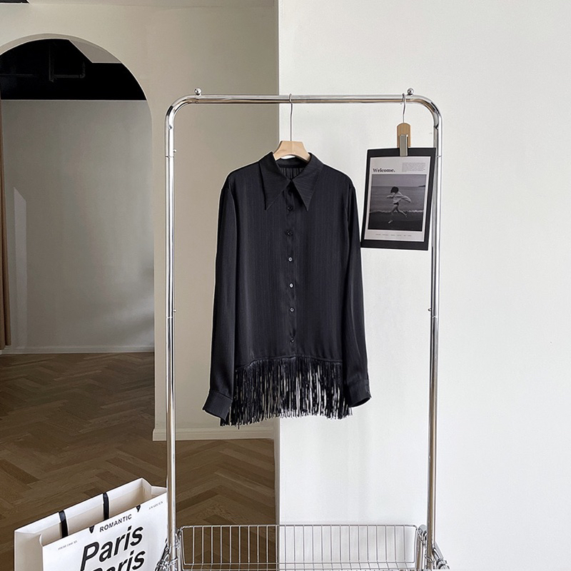 Áo sơ mi lụa tơ cao cấp