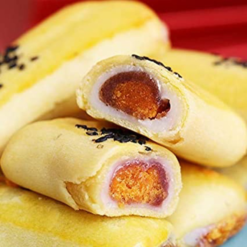 GÓI 310gr BÁNH NƯỚNG CUỘN TRỨNG MUỐI  LAOBINGDIAN