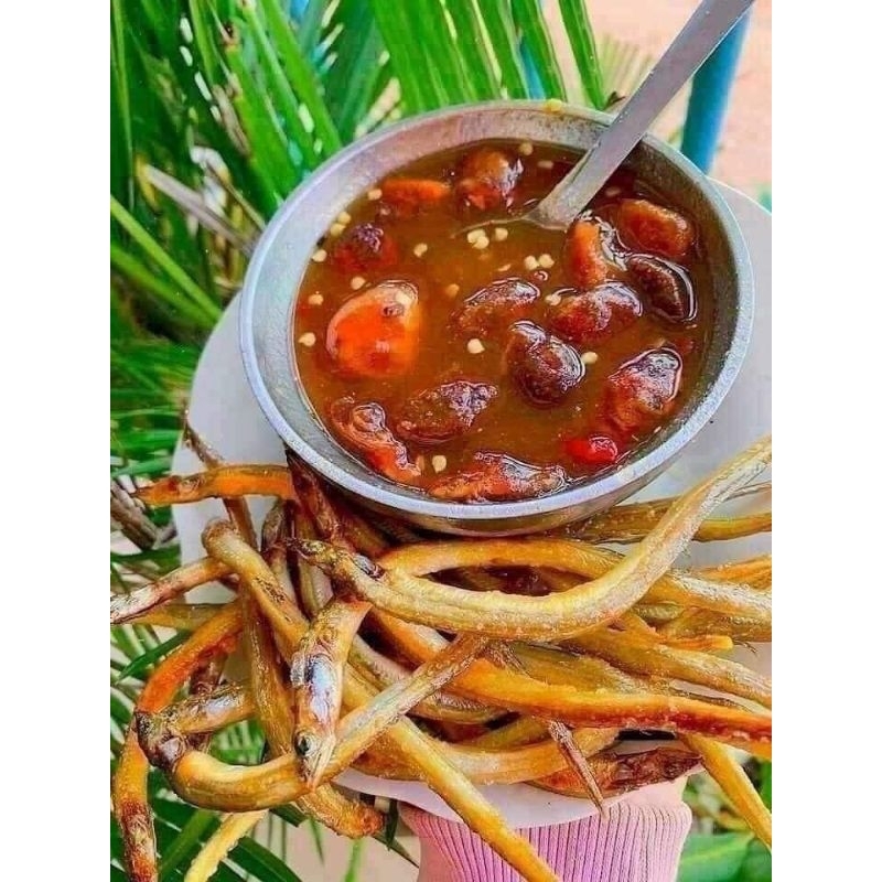 CÁ SÙN SỊN KHÔ - TÚI 1 KG + KÈM MẮM ME