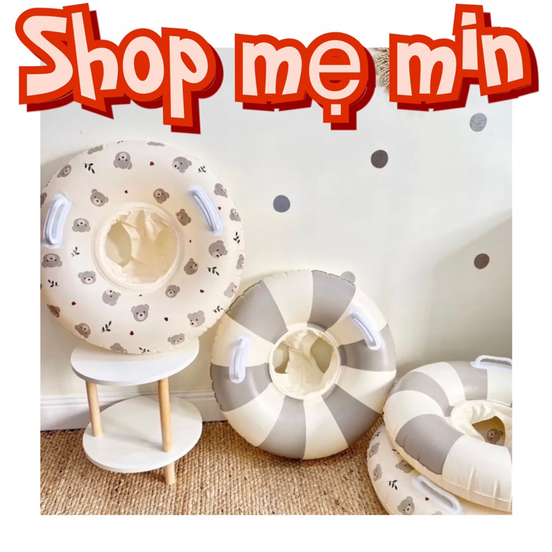 Phao tập bơi cho bé Hàn Quốc hiệu Bar rot. Phao chống lật cho bé từ 1-4 tuổi