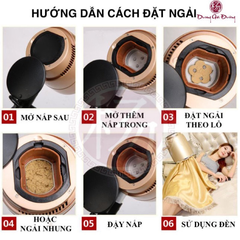 Máy Xông Ngải Cứu Hồng Ngoại - Máy Xông Ngải 7 Màu - BH 12 Tháng
