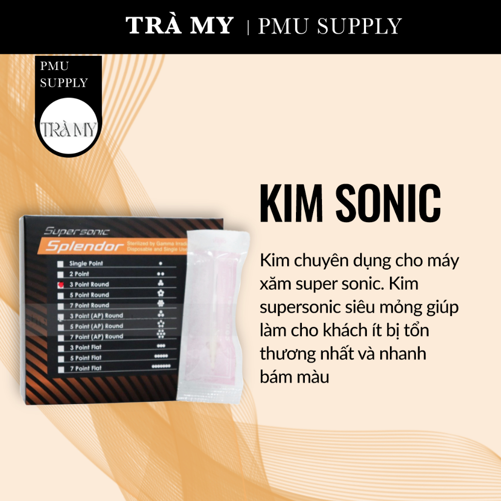 Kim dùng cho máy Super Sonic - Kim 1 máy phun xăm Supersonic