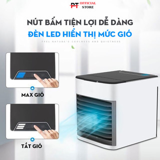 Quạt điều hòa mini , quạt mini hơi nước mini để bàn - pt
