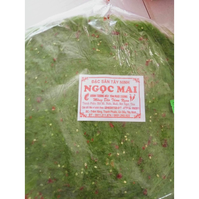 Bánh tráng phơi sương Tây Ninh- Ngọc Mai 500g