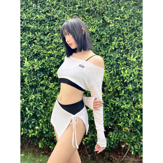 Set bikini 4 món đính logo mẫu mới