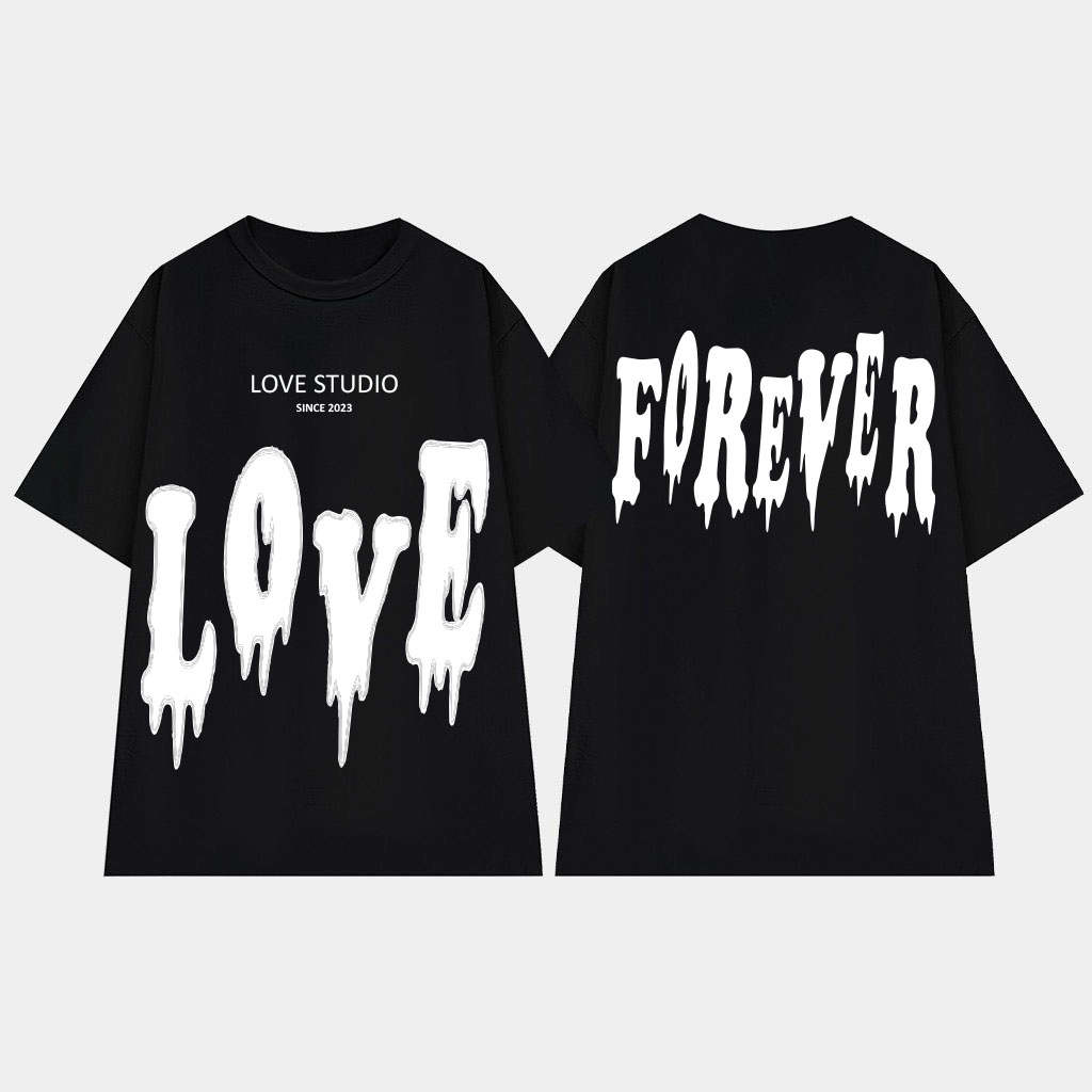 Áo phông local brand Love Studio hiệu ứng chảy sơn nam nữ oversize fom rộng tay lỡ hàn quốc Ulzzang cổ tròn A133 | BigBuy360 - bigbuy360.vn