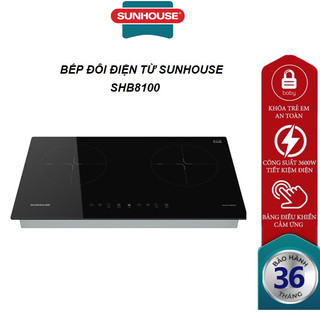 Bếp điện từ đôi sunhouse shb8100