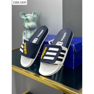 Dép nam adidas quai dán - Dép quai ngang nam Mẫu mới 2023 Chất liệu cao su quai dán thời trang nhiều màu(+ lên 1 size )