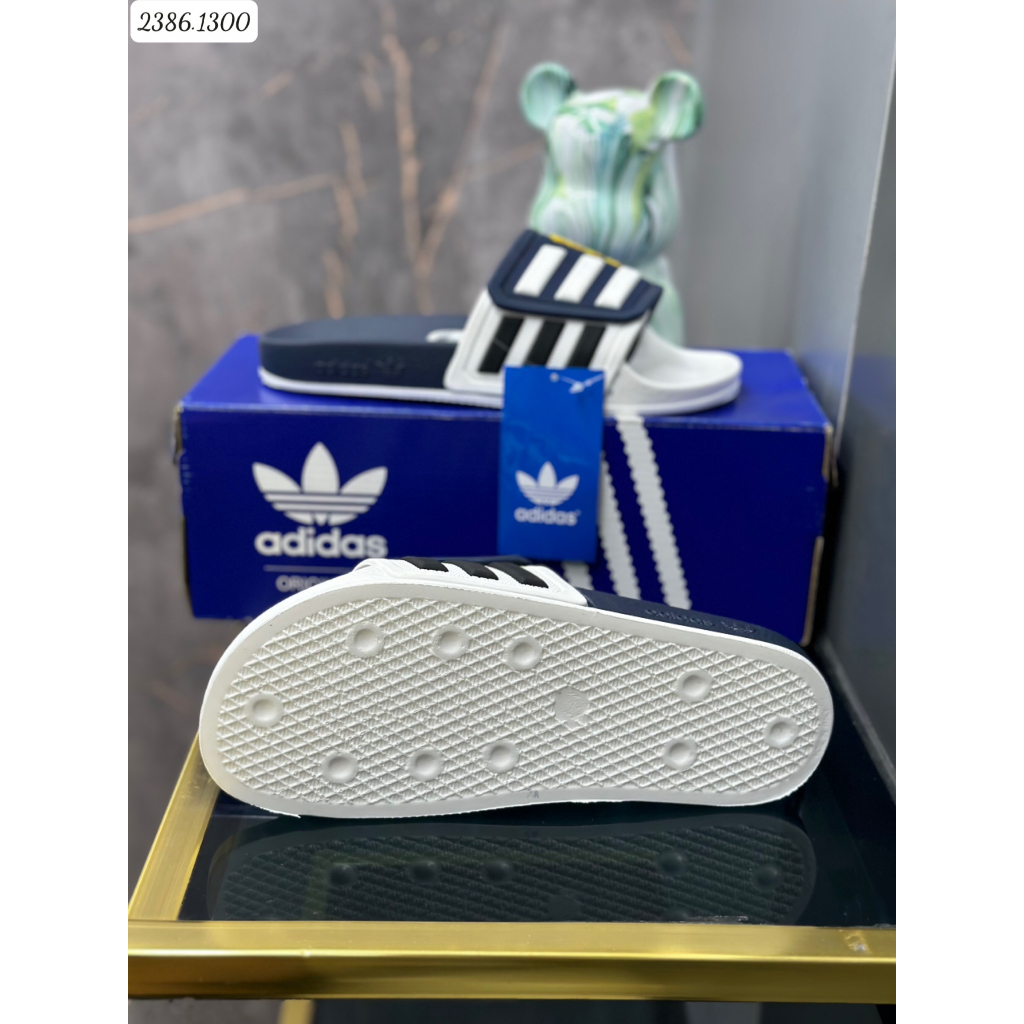 Dép nam adidas quai dán - Dép quai ngang nam Mẫu mới 2023 Chất liệu cao su quai dán thời trang nhiều màu