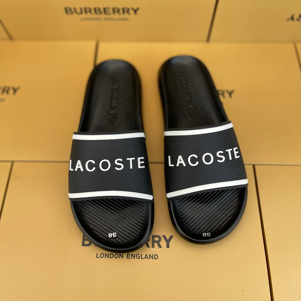 Dép Lacoste Cá Sấu, Dép Nam Quai Ngang Cá Sấu Mẫu Mới 2023 Siêu Hot