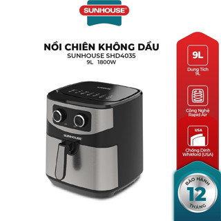 Nồi Chiên Không Dầu 9L SUNHOUSE SHD4035