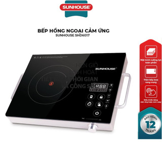 Bếp hồng ngoại cảm ứng sunhouse shd6017