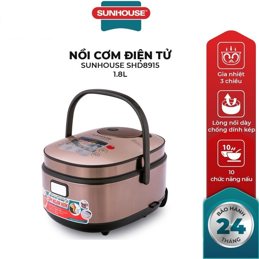 NỒI CƠM ĐIỆN TỬ 1.5L SUNHOUSE MAMA SHD8915