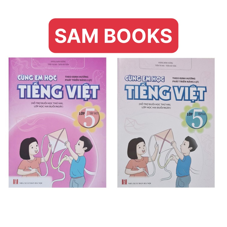Cùng em học Toán 5 Tiếng Việt 5 bán lẻ kèm bút chì CIS 2B STAEDTLER 2B 10k