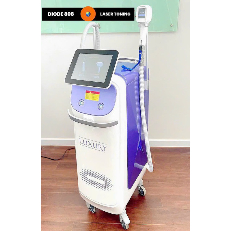 Máy Triệt Lông-Xoá Xăm - DIODE LASER LUXURY- BH 24 Tháng