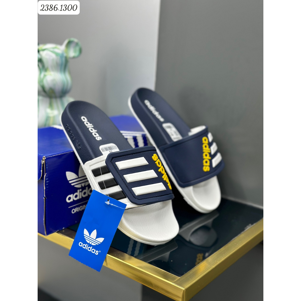 Dép nam adidas quai dán - Dép quai ngang nam Mẫu mới 2023