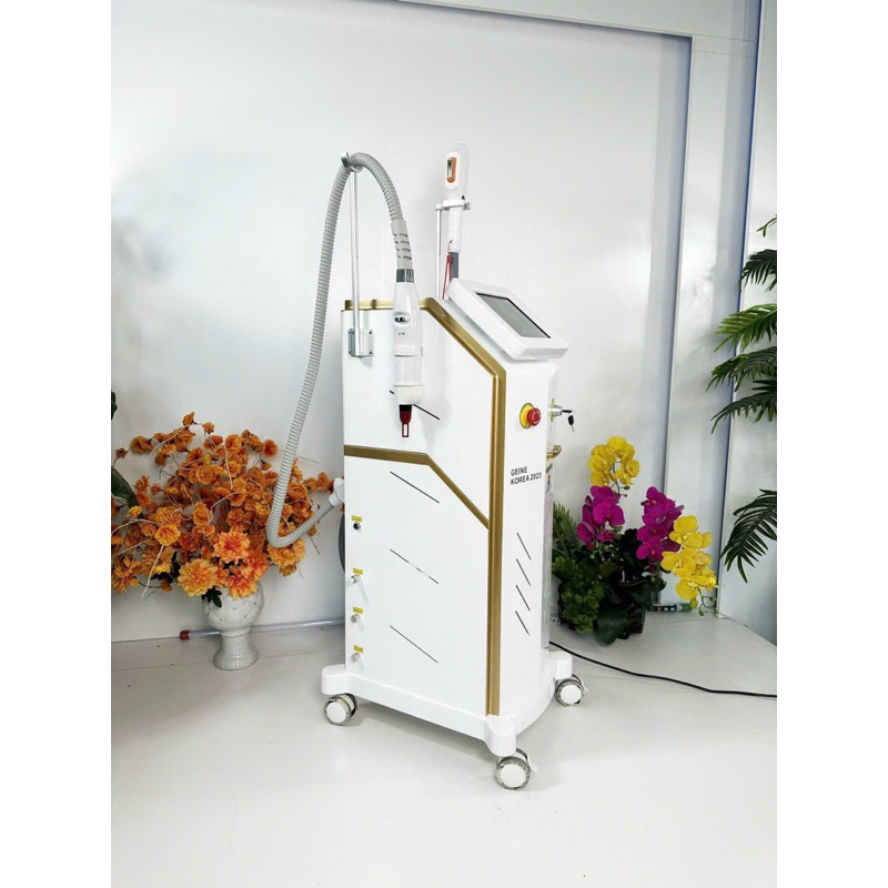 Máy xóa xăm -triệt lông 2in1 GEINE KOREA - Bh 24 Tháng
