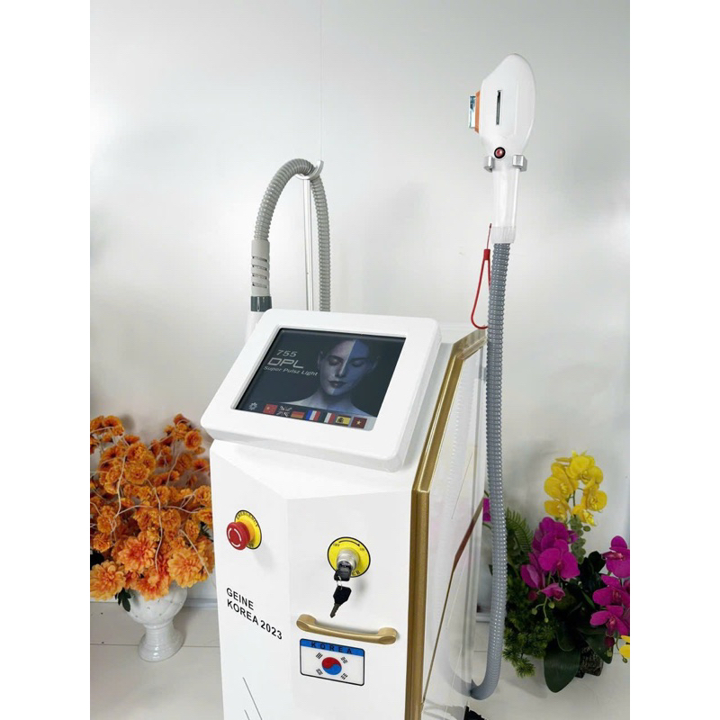 Máy xóa xăm -triệt lông 2in1 GEINE KOREA - Bh 24 Tháng