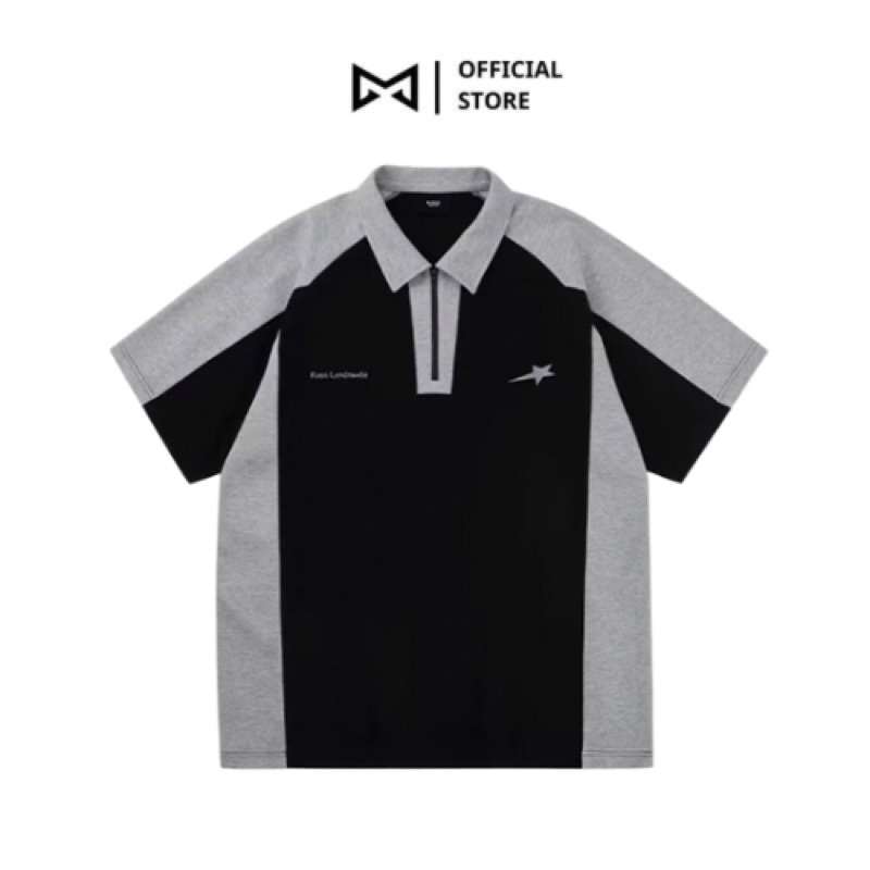 Áo Polo Phối Khoá Kéo SuperStar GOTOMI Local Brand Polo Unisex Nam Nữ GTM 2023
