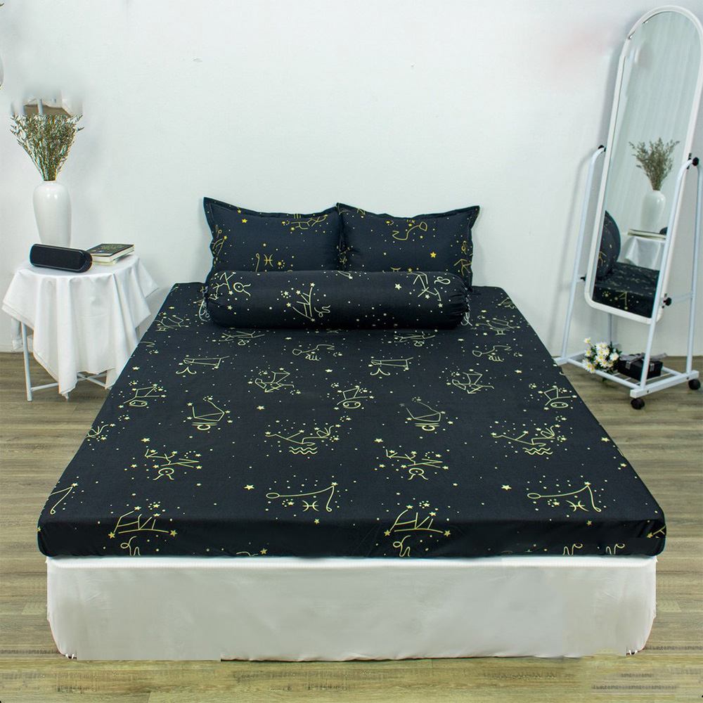 Lẻ Ga Trải Giường, Ga Bo Chun vải Cotton Poly nhiều kích thước M2/M6/M8/2M2